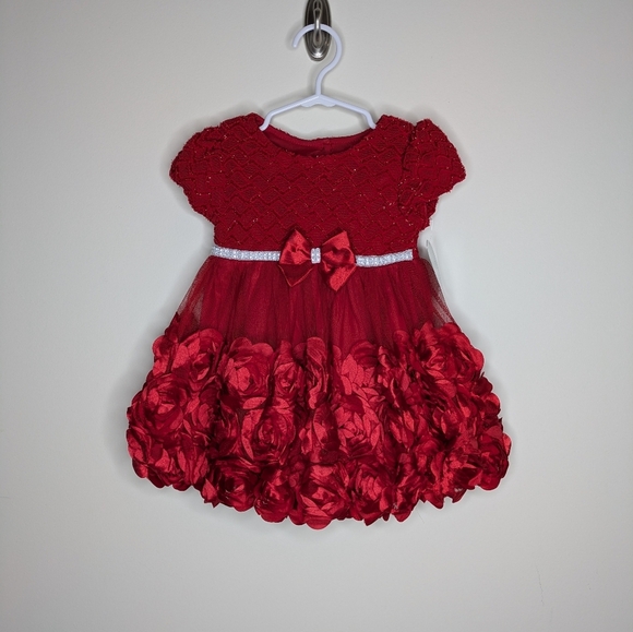 NWT Nannette Red Dress and Bloomers 18m - Picture 2 of 6